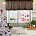 thumbnail image 5 of 2 Pack Valances for Window, Brown Zebras Striped Short Curtains for Kitchen Bedroom Living Room, Vintage Animal Skin Print Rod Pocket Small Window Treatment Valance Drapes 54 x 18 Inch, 5 of 8