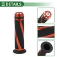 thumbnail image 5 of Unique Bargains 7/8" 22mm 15/16" 24mm Motorcycle Hand Grips Cover Kit Aluminum Alloy Rubber Handlebar Hand Grips for Motorcycle Scooter Bicycle ATV Black Orange 1 Set, 5 of 7