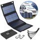 thumbnail image 2 of Cargador de panel solar plegable, batería portátil para teléfono móvil, banco de energía impermeable para exteriores, accesorios para acampar, 2 of 6