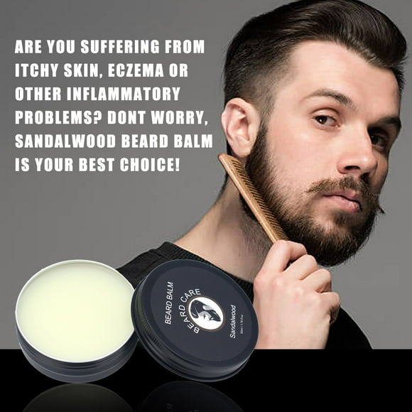 Riforla Leave in Beard Conditioner Beard Styling Made of Natural & Organic Beard Butter Jojoba Beard Oils Strengthens & Softens Beards Sandalwood Personal Skin Care Black