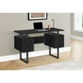 thumbnail image 2 of Monarch Specialties - Computer Desk, Home Office, Laptop, Storage, 48"L, Work, Black Laminate, 2 of 11