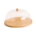 thumbnail image 4 of Kuntesetty Wooden Cake Stand Covered Serving Platter Dessert Display Plate Cake Holder Tray Large, 4 of 9