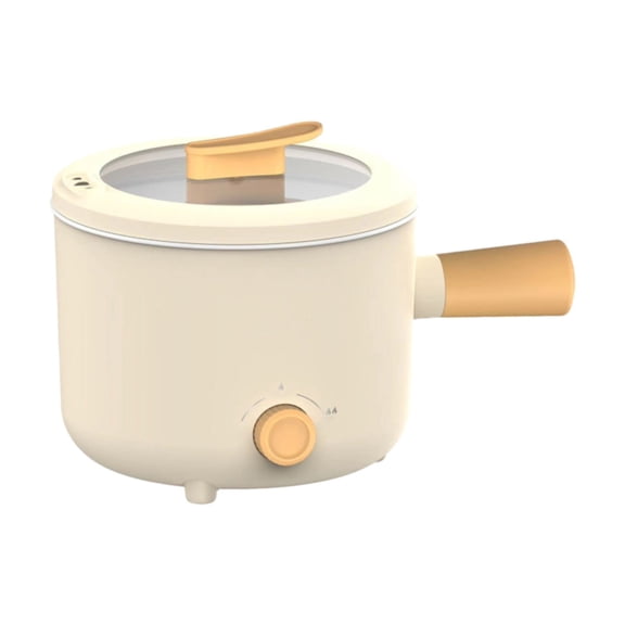 MOPOOR Electric Cooking Pot Multifunctional Electric Cooking Pot with Handle Electric Hot Pot Suitable for Ramen,Soup,Pasta,Oatmeal,Overheat,BoilDry Protection for Dorm, Office Travel Gift 