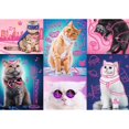 thumbnail image 2 of Rompecabezas Trefl Súper Gatos 1000 Piezas Neón 69x48 cm, 2 of 7
