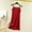 Wine, variant on Aobny Women Sleepwear Cotton Beige Plain Chemise Sleeveless Short Halter Gowns for Women Sleepwear,XL