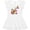 AA-White, variant on Inktastic Acoustic Guitar with Colorful Flowers Girls Baby Dress