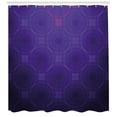 thumbnail image 3 of Ambesonne Indigo Shower Curtain, Circles Inner Details, 69"Wx70"L, Purple and Magenta Blue, 3 of 3