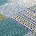 thumbnail image 4 of American Heritage Textiles 53615 Patch de 16 Po en Forme de Riptide Oreiller Décoratif Rond&44; Aqua, 4 of 5