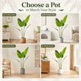 thumbnail image 5 of Easy4Home 4FT Artificial Plant Fake Tropical Palm Tree Potted Indoor Faux Floor Plant for Home Office Decor, 5 of 8