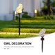 thumbnail image 3 of 1 lámpara solar con diseño de búho creativo para exteriores, para jardín, 3 of 6