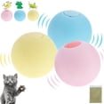 thumbnail image 1 of Smart Chat Interactif Jouet - 3pcs Chat Jouet Boules Nouvelle Version 360 Degrés Auto Rotation Boule Batterie Alimenté Jouet pour Animaux de Compagnie Stimuler Instinct de Chasse pour Votre Chaton, 1 of 10