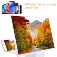 thumbnail image 4 of PENGXIANG 14 inch Screen Amplifier 3D Portable Screen Magnifier Radiation Protection Mobile Phone Video HD Video Magnifying Glass Stand Bracket Holder White, 4 of 6