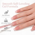thumbnail image 4 of AZUREBEAUTY Jelly Nude Pink Gel Nail Polish 18ML – Sheer Translucent Milky Pink Soak Off UV/LED Gel Polish for Natural Nails, 4 of 9