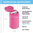 thumbnail image 2 of Tarro de comida THERMOS FUNTAINER de acero inoxidable, 473 ml, rosa neón, 2 of 5