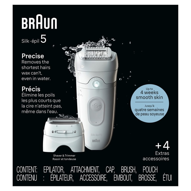 Braun, Silk-epil 5 Epilator, SE5-041, Wet & Dry, Includes Shaver