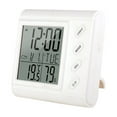 thumbnail image 4 of FRCOLOR Digital Hygrometer Thermometer Temperature Humidity Monitor High Precision Meter (White), 4 of 8