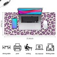 thumbnail image 5 of Long Mouse Pads for Desk,Light Green and Purple Of Leopard Print Desk Mats on Top Of Desks, Desk Mouse Pad Extra Large with 3mm Non-Slip Base and Stitched Edge for Gaming,Office,Work,Home 35.4"x15.7", 5 of 6