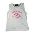 thumbnail image 2 of Next Concept Toddler Girls and Girls Flip Flop Racerback Tank Top 9425-4 (white/fuchsia), 2 of 3