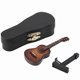thumbnail image 1 of Guitare miniature en bois, modèle d'exposition, mini ornements musicaux, décoration d'intérieur (marron 10 cm), 1 of 4