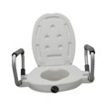thumbnail image 3 of Asiento elevador para inodoro con tapa, resistente, para discapacitados, para mujeres embarazadas, para discapacitados, para el baño, para personas 6 cm, 3 of 10