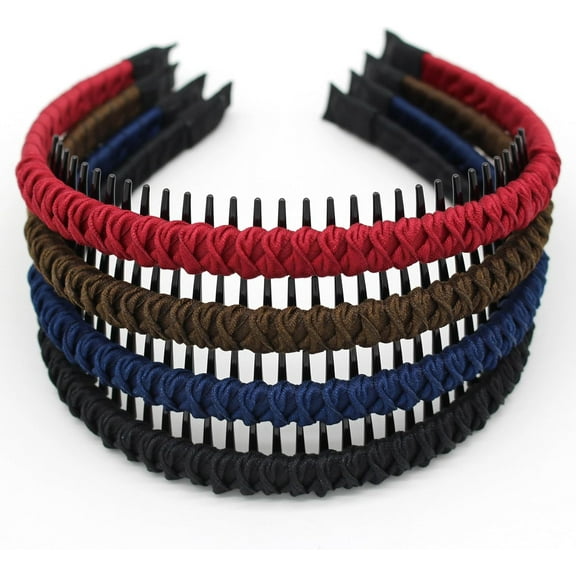 Retro headband with simple temperament, floral pattern with teeth, anti slip pressure, hair wrapping, cloth headband, hair breaking and tidying artifact