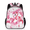 Black, variant on Cupcakes Backpack, Lightweight Casual Daypack with Chest Strap & Water Bottle Pockets, Hearts Sports Travel Bag for Work