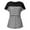 Black, variant on breaise Women's Nursing Tops Color Blocking Striped Breastfeeding Shirts Crewneck Short Sleeve Maternity Tees Comfy Soft Pregnancy Shirts Mama Postpartum Clothes S-2XL