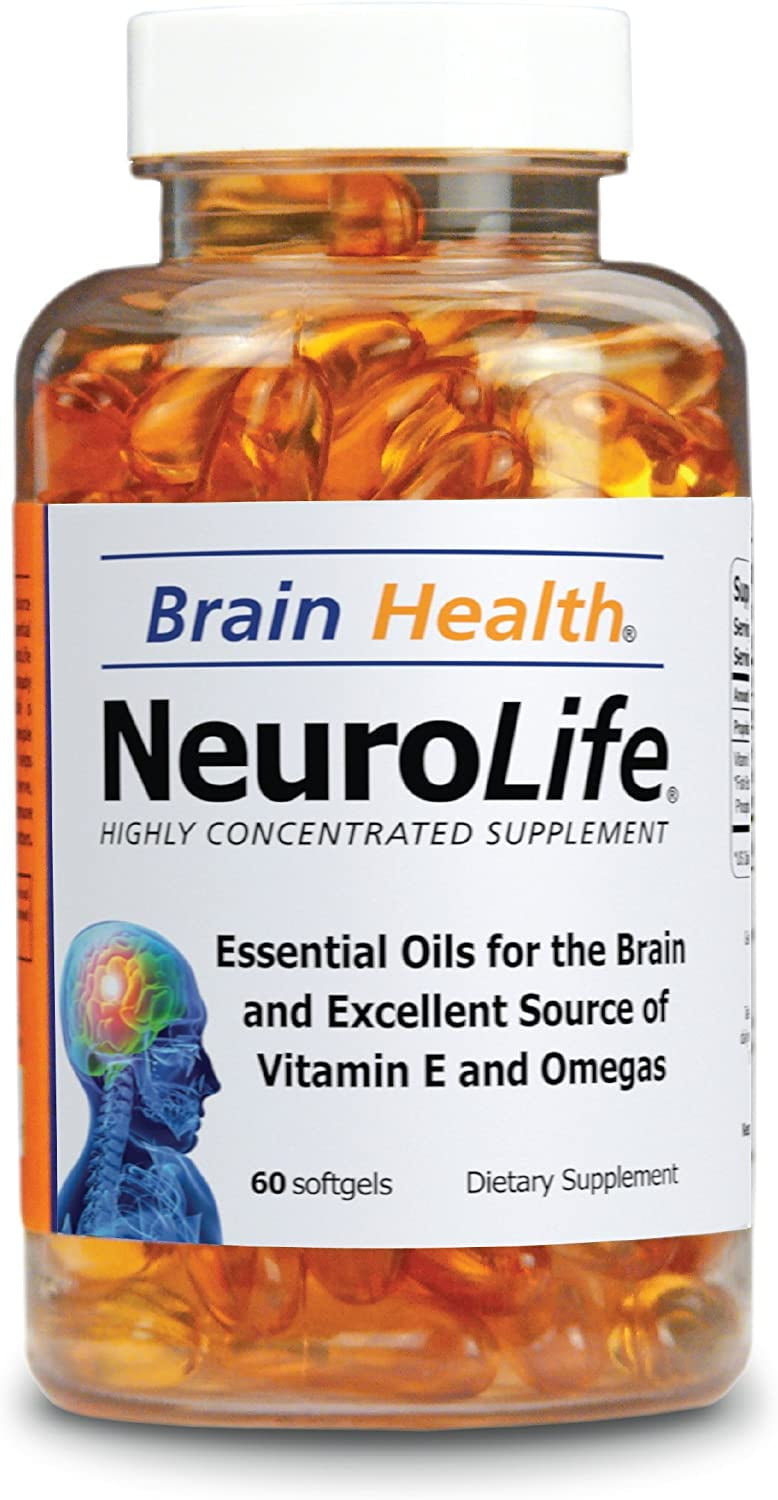 Neuro Life Brain Health 60 Softgels Highly Concentrate Supplent Dietary Supplement Walmart Com Walmart Com