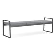 thumbnail image 1 of Gansett Reception Waiting Room Steel 3-Seat Bench / Charcoal Steel / Gray, 1 of 5