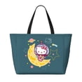 thumbnail image 2 of Hello Kitty Large Capacity Beach Travel Bag For Women Girl Tote Bags Multi-Functional Handbag Shoulder Bag, 2 of 7