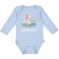 thumbnail image 3 of Inktastic My Gigi Loves Me to the Moon and Back Elephant Family Boys or Girls Long Sleeve Baby Bodysuit, 3 of 5