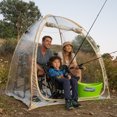 thumbnail image 3 of 2-Person Pop Up Weather-Resistant Pod Sports Tent - Instant Weatherproof Shelter, 63"x63"x64", Clear 540° Panoramic View, Lightweight & Portable for Winter, Fishing, Camping, and Outdoor Events, 3 of 13