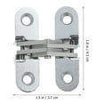 thumbnail image 4 of Yongwei Invisible Hinge for Cabinets 180 degree Swing Heavy Duty Door Hinge, 4 of 10