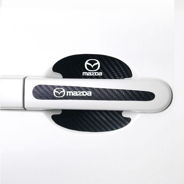 8pcs Manija De La Puerta Del Coche Antiarañazos Protección De Fibra De Carbono Pegatina Auto Modificación Accesorios De huangjie unisex