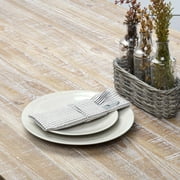 VHC Brands Farmhouse Tabletop & Kitchen-Keeley Napkin Set of 6, Taupe Grey