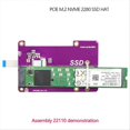 thumbnail image 5 of PCIE M.2 NVME Gen3 SSD HAT Expansion Board for Raspberry Pi 5, 5 of 5