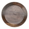 thumbnail image 5 of Solid Dark Color Wood Fruit Tray Round Food Serving Tray Tea Desert Cake Dish Plate (15cm), 5 of 8