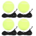 thumbnail image 2 of 4 Unids/set Pelota De Tenis De Alta Elasticidad Con Banda De Goma Para Práctica Deportiva Línea De Cinturón De Entrenamiento, 2 of 7