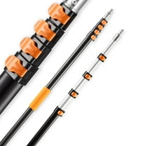 Telescopic Extension Pole, 4.66-19 FT Adjustable Multi-Purpose Telescoping Pole for Painting, Cleaning, and Dusting - Lightweight & Compatible with Standard Tools