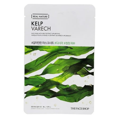 The Face Shop - Real Nature Kelp Facial Sheet Mask - 1
