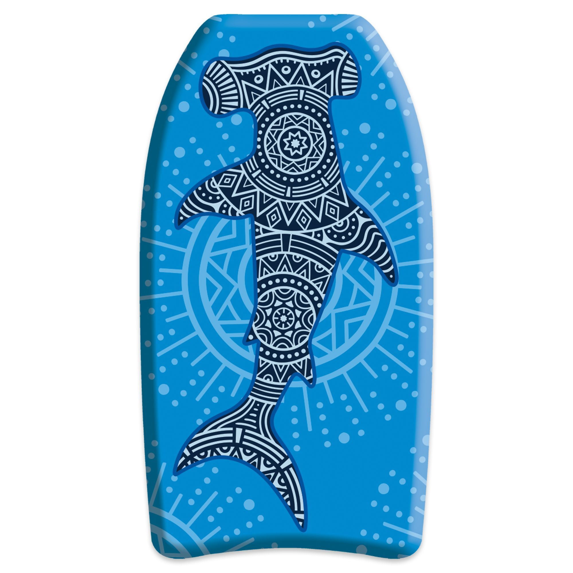 Bluewater Beach 37 Foam Bodyboard - Colorful Tropical Design