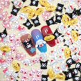 thumbnail image 3 of Sanrio Kuromi-piezas de dibujos animados, Hello Kitty Cinnamoroll My Melody, adorno de resina Diy, modelo de muñeca, decoraciones de juguete, regalo para niñas, 3 of 4