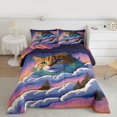 thumbnail image 2 of Homewish Lovely Cat Bedding Comforter Set,3D Cute Kitten Twin Comforter Sets,Pet Lovers Bedding Set For Men Women,Luxury Bedroom Decor Reversible,2pcs, 2 of 8
