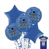 Party City Congrats Grad Graduation Star Balloon Kit, Includes Balloons, Ribbon, and a Photo Balloon Weight