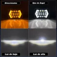 thumbnail image 2 of 5x7'' Faro Rectangular H4 Lupa Led Alto Bajo Beam Jeep/moto, 2 of 6