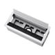thumbnail image 4 of Pasacables rectangular para escritorio de computadora, organizador de cables, caja de gestión de cables Blanco, 4 of 9