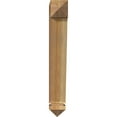 thumbnail image 2 of Ekena Millwork 4"W x 16"D x 28"H Traditional Arts & Crafts Rough Sawn Bracket, Western Red Cedar, 2 of 4