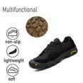 thumbnail image 4 of Mens Sports Casual Shoes Outdoor Breathable Hiking Shoes Lightweight Non-slip Driving Shoes Comfortable Lace-up Shoes Black 9 US, 4 of 7