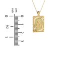 thumbnail image 3 of Initial Tag Necklace, 3 of 3