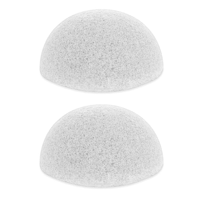 2 uds., esponja limpiadora suave y absorbente con espuma limpia y delicada de algodón suave para lavar y limpiar el rostro